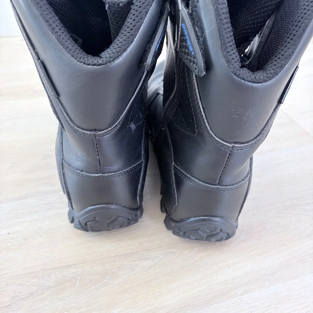 Bates E07008 Strike 8 Inch Side Zip Tactical Boots Mens 13 Black Leather Nylon